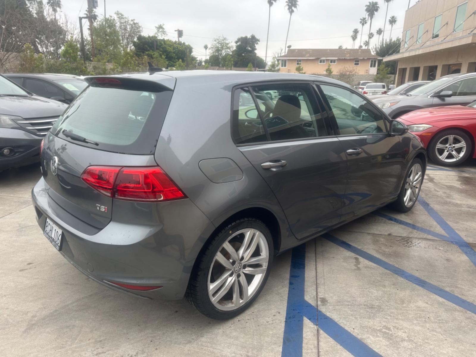 2015 Gray /Black Volkswagen Golf Leather (3VW217AU1FM) with an 4 Cylinder engine, Automatic transmission, located at 30 S. Berkeley Avenue, Pasadena, CA, 91107, (626) 248-7567, 34.145447, -118.109398 - Photo #5